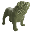 Statue Chien Bouledogue Anglais Animaux Resine - 160cm - Vert Kaki - ANIMAUX-RESINE.FR (8904850932052)