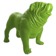 Statue Chien Bouledogue Anglais Animaux Resine - 160cm - Vert Pomme - ANIMAUX-RESINE.FR