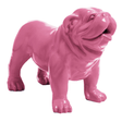 Statue Chien Bouledogue Anglais Animaux Resine - 30cm - Rose Clair - ANIMAUX-RESINE.FR (8904775237972)