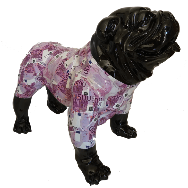 Statue Chien Bouledogue Anglais Animaux Resine - 90cm - Euros - ANIMAUX-RESINE.FR (8904852799828)