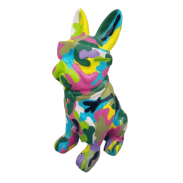 Statue Chien Bouledogue Francais Animaux Resine - 120cm - Smarties - ANIMAUX-RESINE.FR (8904815771988)