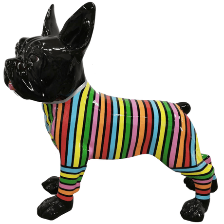 Statue Chien Bouledogue Francais Animaux Resine - 180cm - Candy - ANIMAUX-RESINE.FR