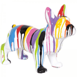 Statue Chien Bouledogue Francais Animaux Resine - 45cm - Multi Coulure Blanc - ANIMAUX-RESINE.FR (8904828256596)