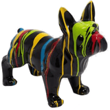 Statue Chien Bouledogue Francais Animaux Resine - 45cm - Multi Coulure Noir - ANIMAUX-RESINE.FR (8904838480212)