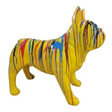 Statue Chien Bouledogue Francais Animaux Resine - 90cm - Coulure Jaune - ANIMAUX-RESINE.FR (8904813871444)