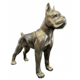 Statue Chien Boxer Animaux Resine - 110cm - Bronze - ANIMAUX-RESINE.FR (8904807154004)