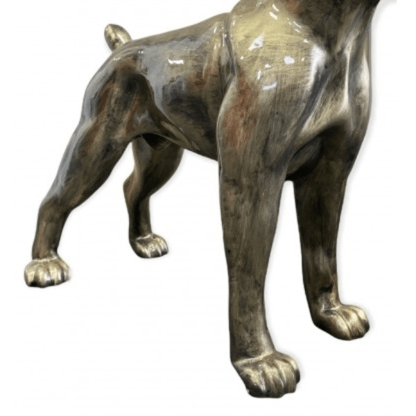 Statue Chien Boxer Animaux Resine - 110cm - Bronze - ANIMAUX-RESINE.FR (8904807154004)