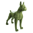 Statue Chien Boxer Animaux Resine - 110cm - Vert Kaki - ANIMAUX-RESINE.FR