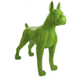 Statue Chien Boxer Animaux Resine - 110cm - Vert Pomme - ANIMAUX-RESINE.FR (8904784380244)