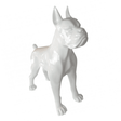 Statue Chien Boxer Animaux Resine - 180cm - Blanc - ANIMAUX-RESINE.FR