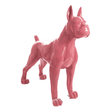 Statue Chien Boxer Animaux Resine - 180cm - Rose Clair - ANIMAUX-RESINE.FR (8904806367572)