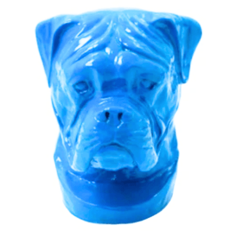 Statue Chien Boxer Animaux Resine - 35cm - Bleu Ciel - ANIMAUX-RESINE.FR (8904783659348)