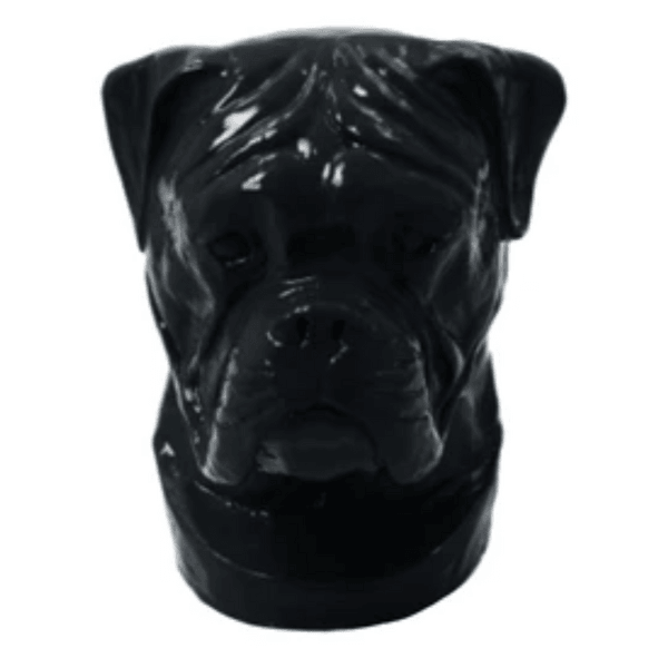 Statue Chien Boxer Animaux Resine - 35cm - Noir - ANIMAUX-RESINE.FR (8904793882964)