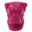 Statue Chien Boxer Animaux Resine - 35cm - Rose Fushia - ANIMAUX-RESINE.FR (8904793260372)