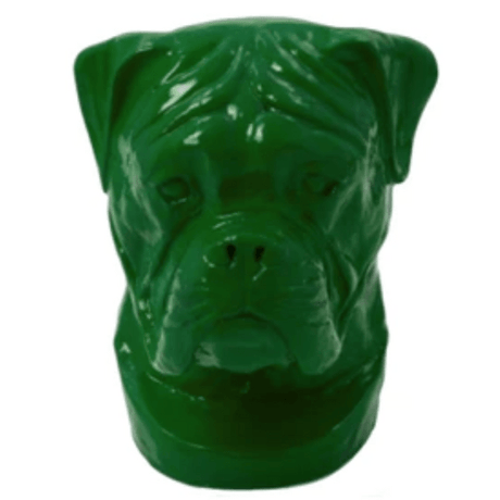 Statue Chien Boxer Animaux Resine - 35cm - Vert - ANIMAUX-RESINE.FR (8904793456980)