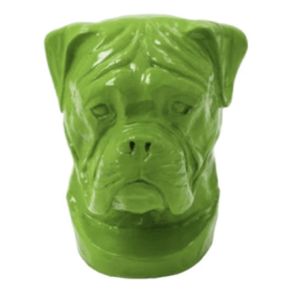 Statue Chien Boxer Animaux Resine - 35cm - Vert Pomme - ANIMAUX-RESINE.FR (8904793489748)