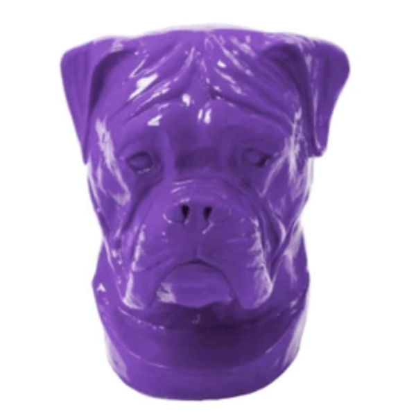 Statue Chien Boxer Animaux Resine - 35cm - Violet - ANIMAUX-RESINE.FR (8904793850196)