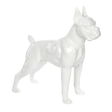 Statue Chien Boxer Animaux Resine - 50cm - Blanc - ANIMAUX-RESINE.FR (8904811675988)