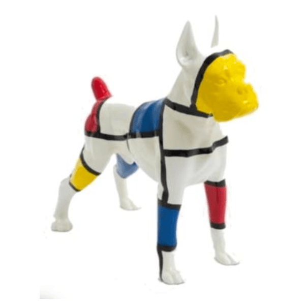 Statue Chien Boxer Animaux Resine - 50cm - Mondrian - ANIMAUX-RESINE.FR (8904809939284)