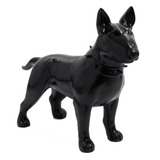 Statue Chien Bull Terrier Animaux Resine - 110cm - Noir - ANIMAUX-RESINE.FR