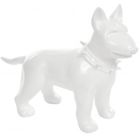 Statue Chien Bull Terrier Animaux Resine - 60cm - Blanc - ANIMAUX-RESINE.FR (8904796143956)