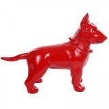 Statue Chien Bull Terrier Animaux Resine - 60cm - Rouge - ANIMAUX-RESINE.FR (8904796635476)