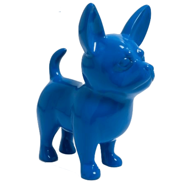 Statue Chien Chihuahua Animaux Resine - 170cm - Bleu - ANIMAUX-RESINE.FR (8904786903380)