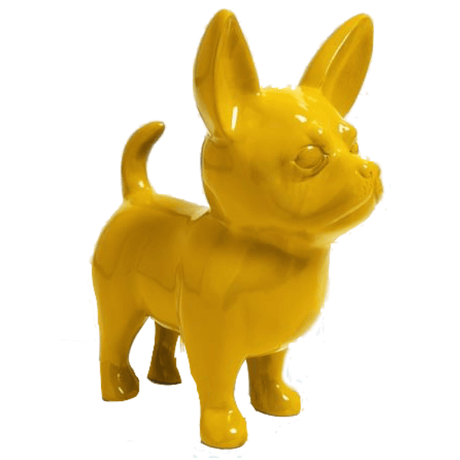 Statue Chien Chihuahua Animaux Resine - 170cm - Jaune - ANIMAUX-RESINE.FR (8904798077268)