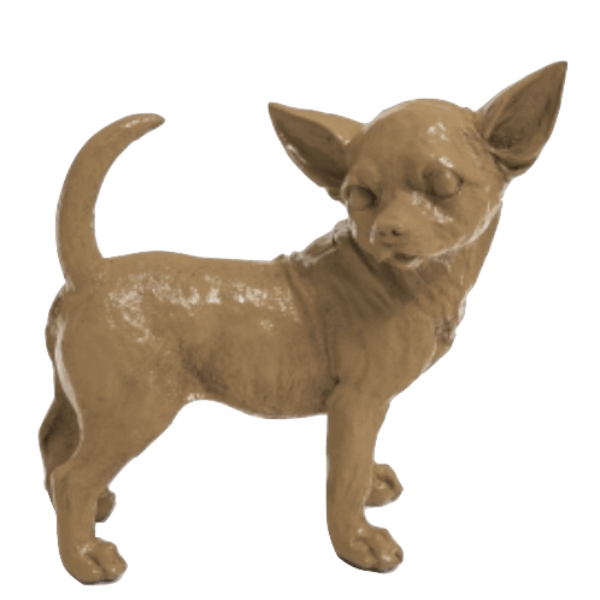 Statue Chien Chihuahua Animaux Resine - 30cm - Marron - ANIMAUX-RESINE.FR (8904804368724)