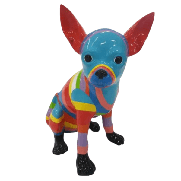 Statue Chien Chihuahua Animaux Resine - 40cm - Berlingot - ANIMAUX-RESINE.FR