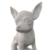 Statue Chien Chihuahua Animaux Resine - 40cm - Blanc - ANIMAUX-RESINE.FR (8904803582292)