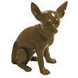 Statue Chien Chihuahua Animaux Resine - 40cm - Marron - ANIMAUX-RESINE.FR (8904785166676)