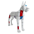 Statue Chien Dogue Allemand Animaux Resine - 120cm - Mondrian - ANIMAUX-RESINE.FR