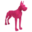 Statue Chien Dogue Allemand Animaux Resine - 120cm - Rose Fushia - ANIMAUX-RESINE.FR (8904813412692)