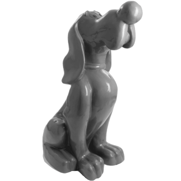 Statue Chien Snoopy Animaux Resine - 160cm - Gris - ANIMAUX-RESINE.FR