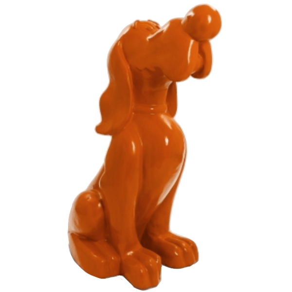 Statue Chien Snoopy Animaux Resine - 160cm - Orange - ANIMAUX-RESINE.FR (8904870429012)