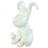 Statue Chien Snoopy Animaux Resine - 30cm - Blanc - ANIMAUX-RESINE.FR