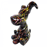 Statue Chien Snoopy Animaux Resine - 30cm - Graffiti Noir - ANIMAUX-RESINE.FR (8904791916884)