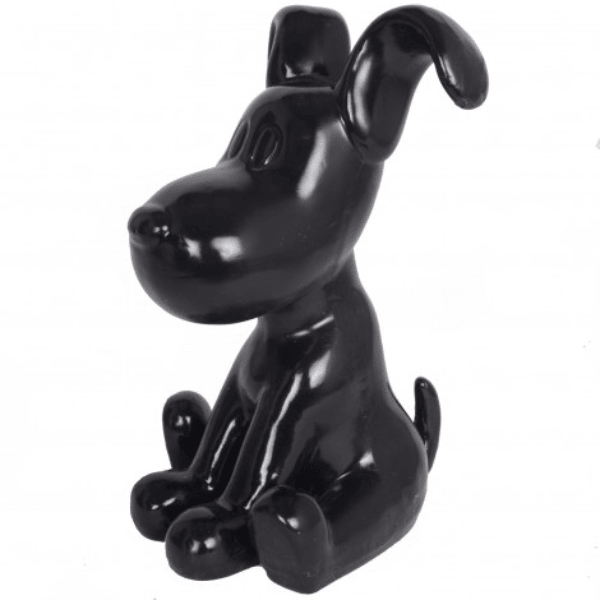 Statue Chien Snoopy Animaux Resine - 30cm - Noir - ANIMAUX-RESINE.FR (8904792834388)