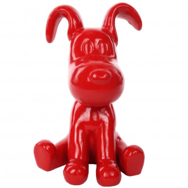 Statue Chien Snoopy Animaux Resine - 30cm - Rouge - ANIMAUX-RESINE.FR (8904792473940)