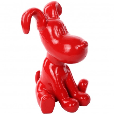 Statue Chien Snoopy Animaux Resine - 30cm - Rouge - ANIMAUX-RESINE.FR (8904792473940)