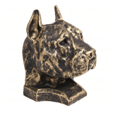 Statue Chien Staff Bull Animaux Resine - 35cm - Bronze - ANIMAUX-RESINE.FR (8904795160916)