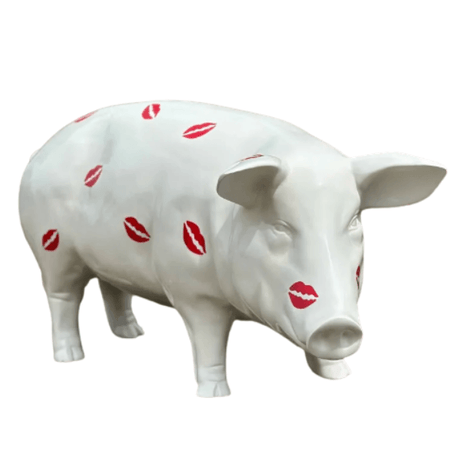 Statue Cochon Animaux Resine - 100cm - Bisous - ANIMAUX-RESINE.FR (8904893661524)