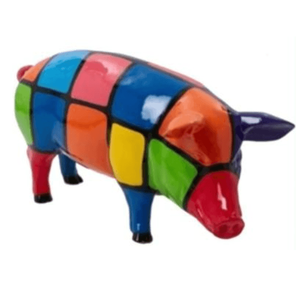 Statue Cochon Animaux Resine - 100cm - Dragibus - ANIMAUX-RESINE.FR (8904892809556)