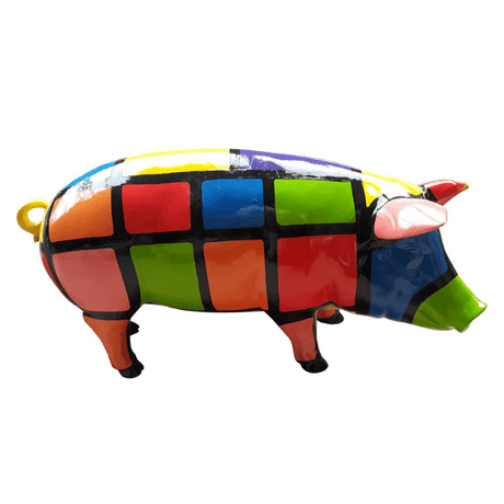 Statue Cochon Animaux Resine - 100cm - Dragibus - ANIMAUX-RESINE.FR (8904892809556)