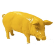 Statue Cochon Animaux Resine - 100cm - Jaune - ANIMAUX-RESINE.FR (8904892023124)