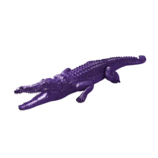 Statue Crocodile Animaux Resine - 320cm - Violet - ANIMAUX-RESINE.FR (8904923939156)