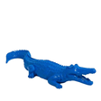 Statue Crocodile Animaux Resine - 70cm - Bleu Nuit - ANIMAUX-RESINE.FR (8904934654292)