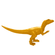 Statue Dinosaure Animaux Resine - 600cm - Jaune - ANIMAUX-RESINE.FR (8905016508756)