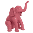 Statue Elephant Animaux Resine - 140cm - Rose Clair - ANIMAUX-RESINE.FR (8904999141716)